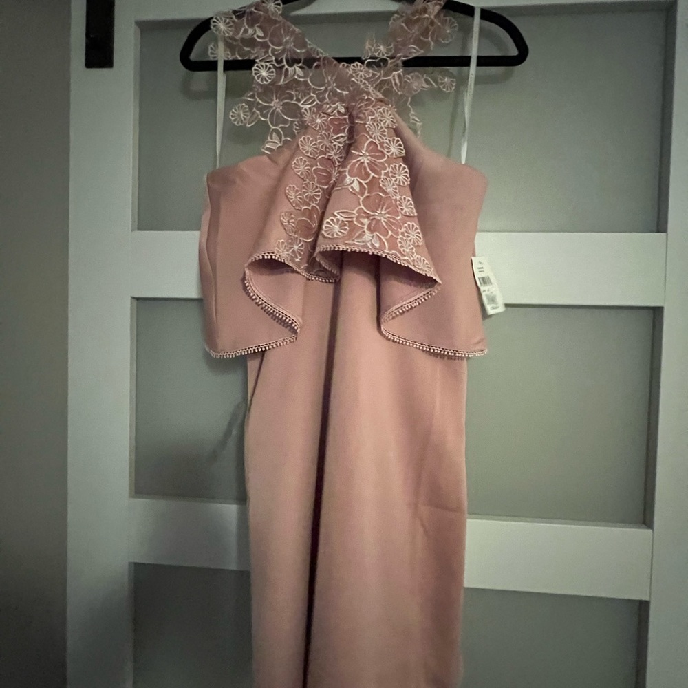 Pink party dress